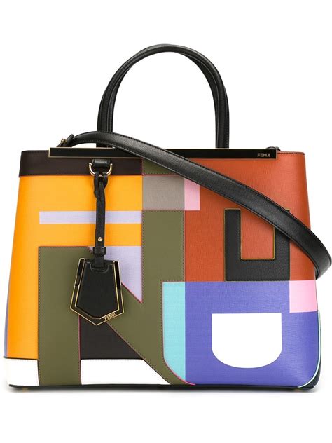 fendi 2jours black|farfetch fendi bag.